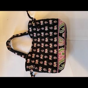Vera Bradley Pink Elephants Handbag